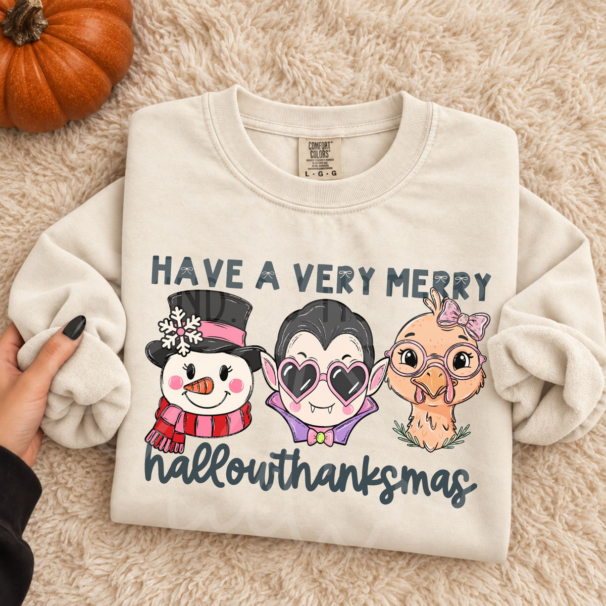 Have A Very Merry Hallowthankmas DTF Print