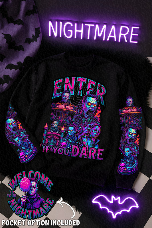 Enter If You Dare (Michael) DTF Prints