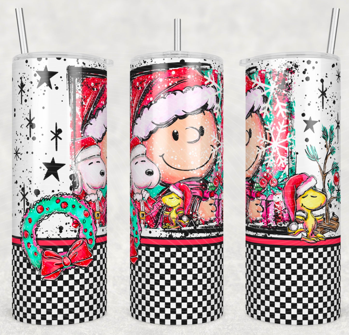 Christmas Selfie CB Tumbler Wrap