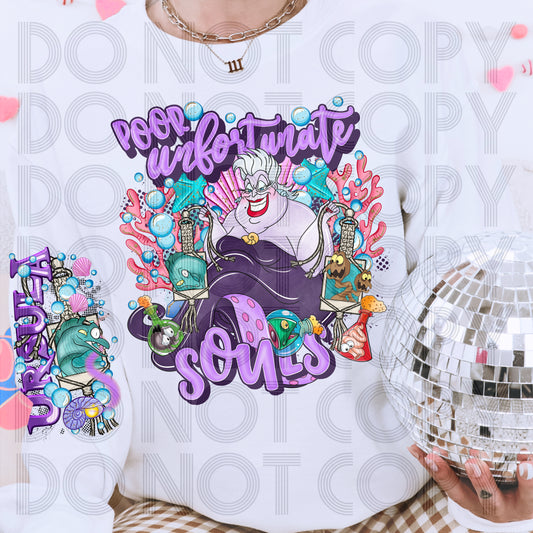 Poor Unfortunate Soul Macrame DTF Prints