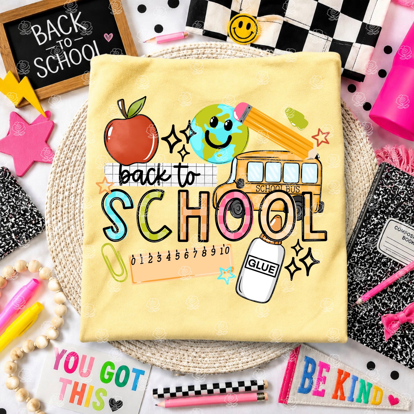Back To School DTF Print