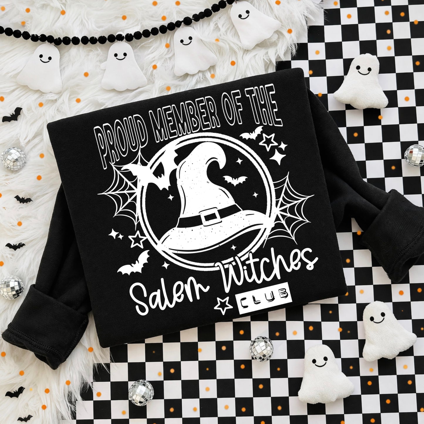 Salem Witches Club (Single Color) DTF Print