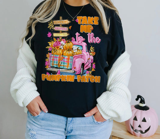 Take Me To The Pumpkin Patch DTF Print