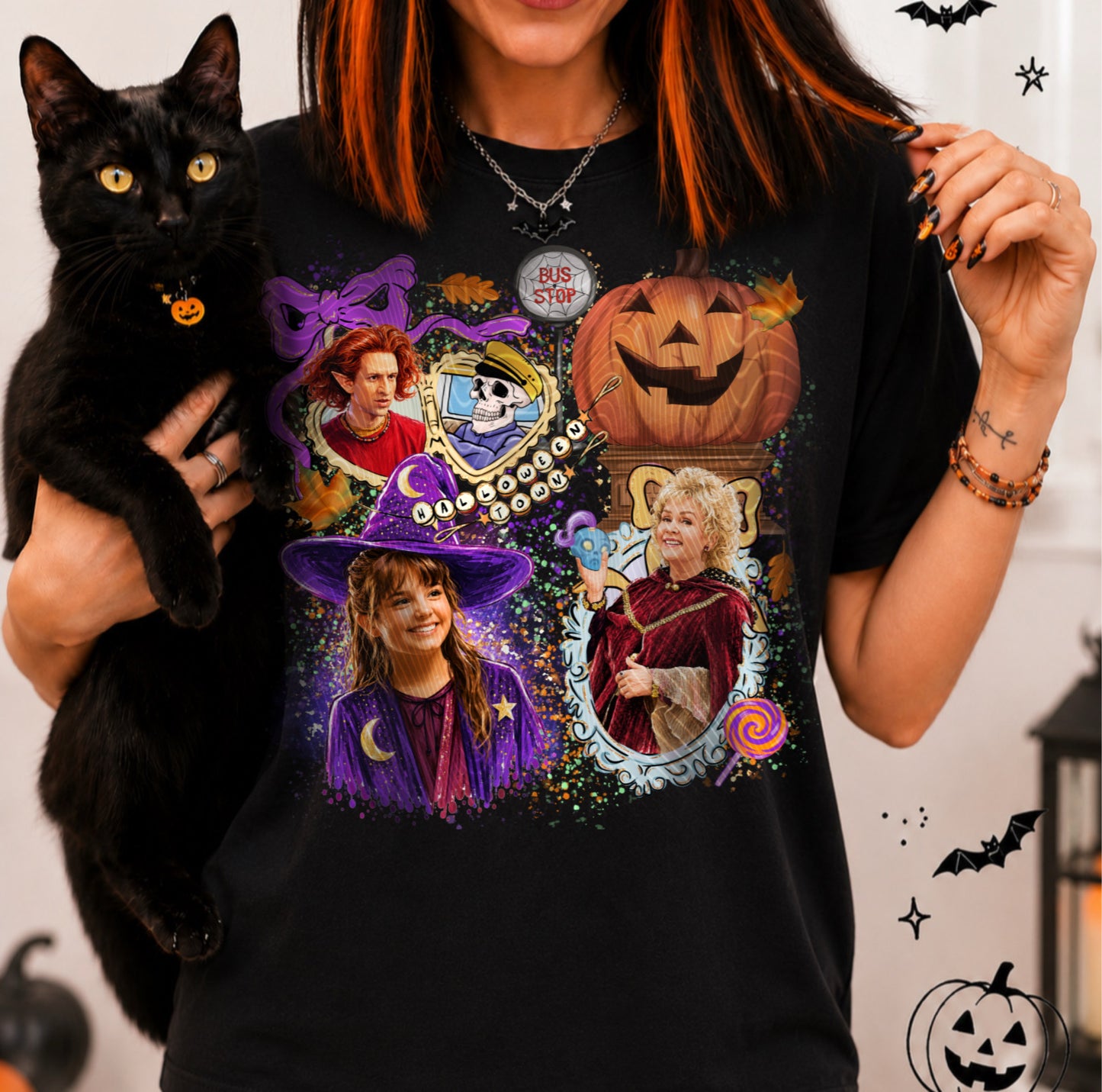 HalloweenTown Locket DTF Print