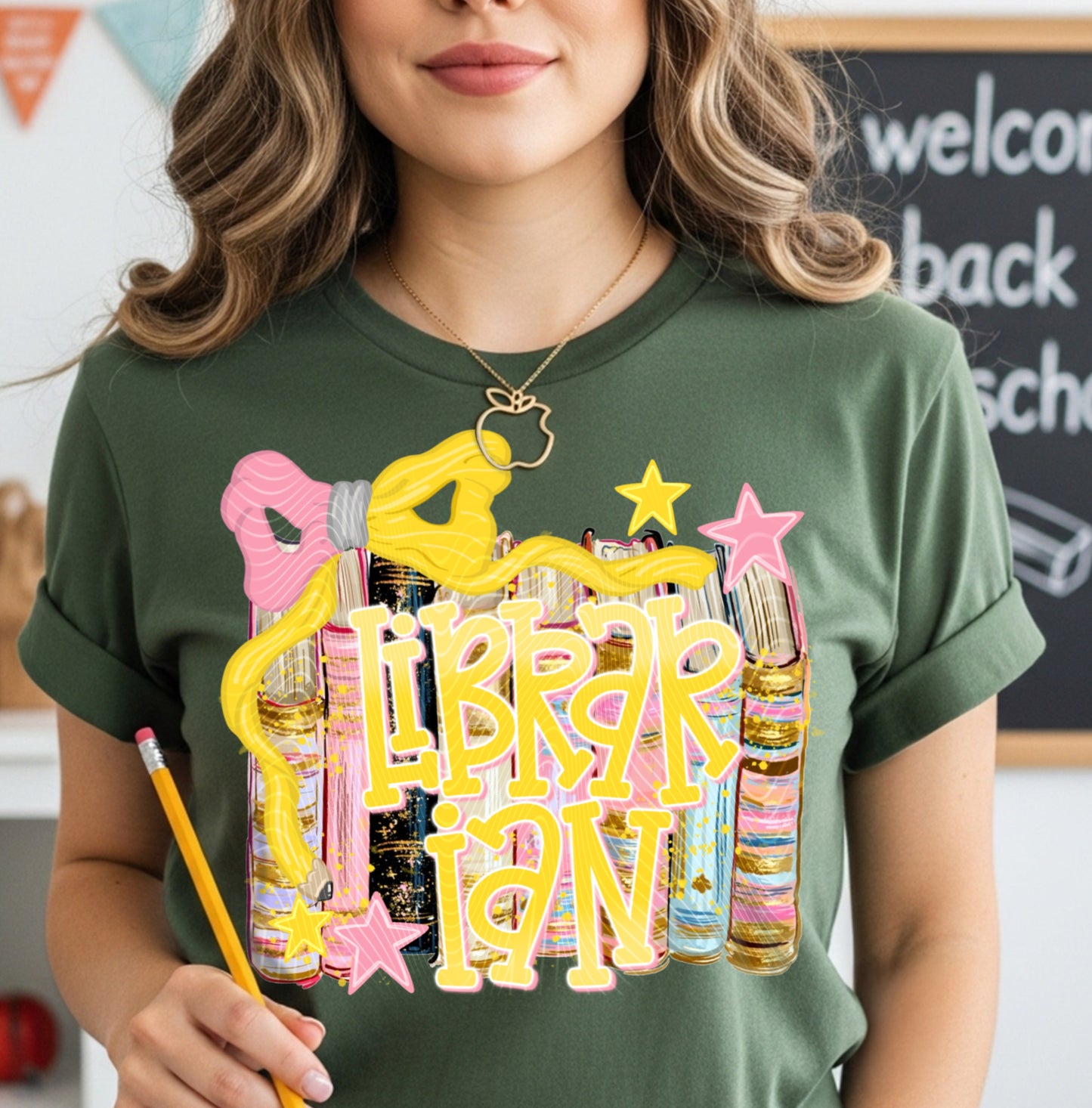 Librarian DTF Print