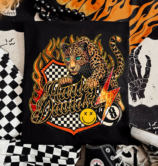 HD Leopard DTF Print
