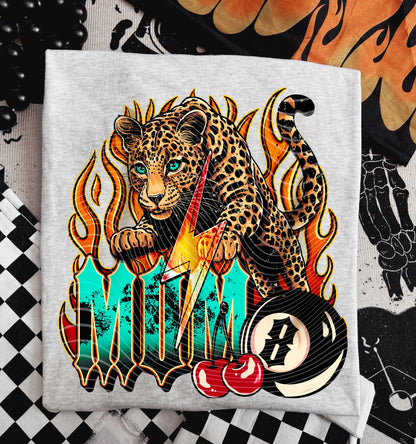 HD Leopard Mama DTF Print