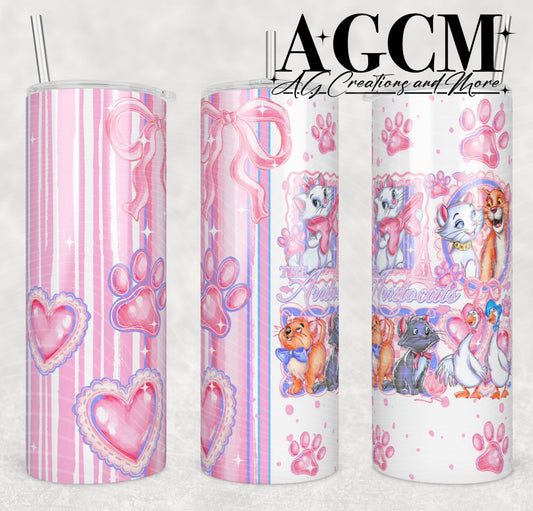 Coquette AristoCats Tumbler Wrap