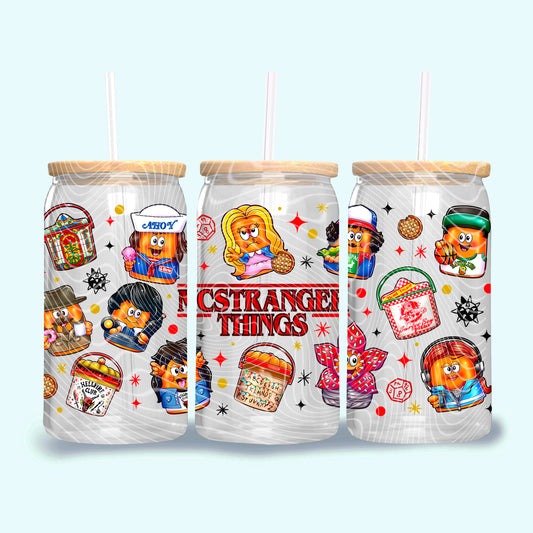 McStranger Things 16 oz Glass Wraps