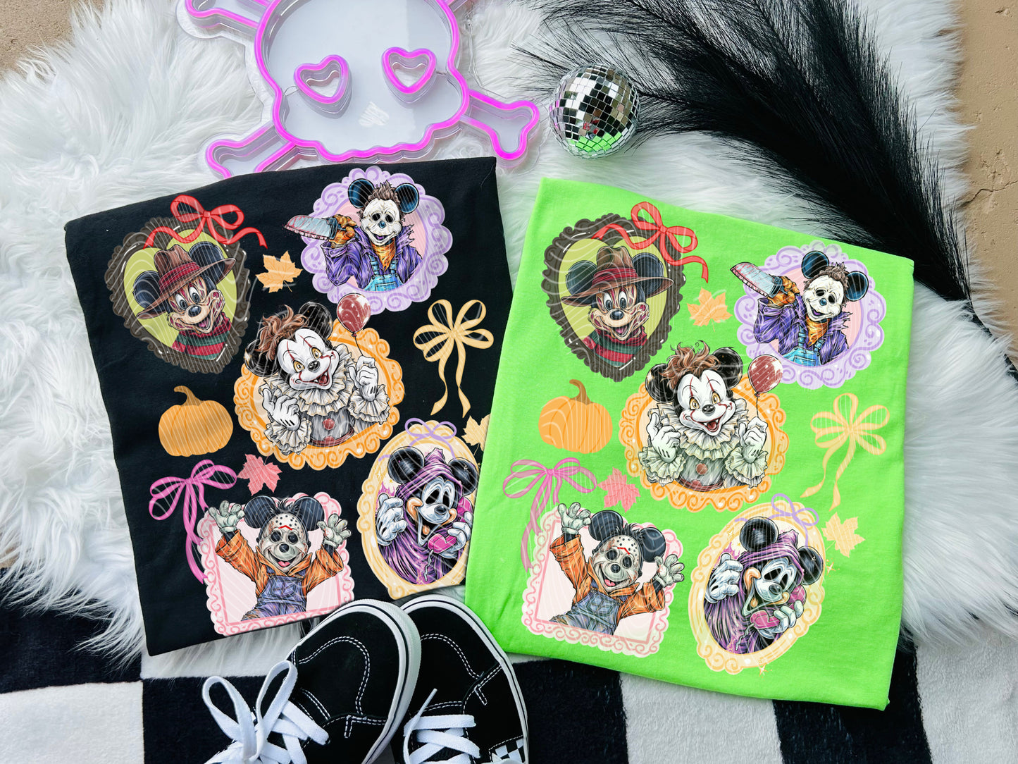 Mouse Halloween Coquette DTF Prints