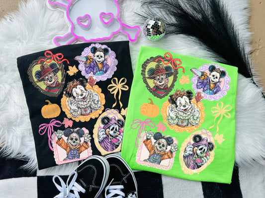 Mouse Halloween Coquette DTF Prints