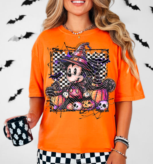 Halloween Mouse DTF Prints