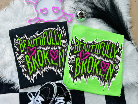 Beautifully Broken  DTF Prints