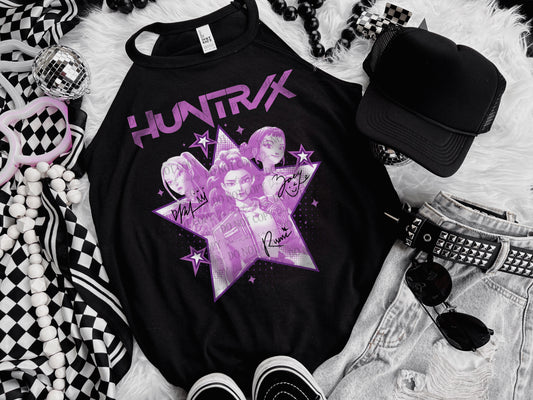 Purple Star Huntrix DTF Prints