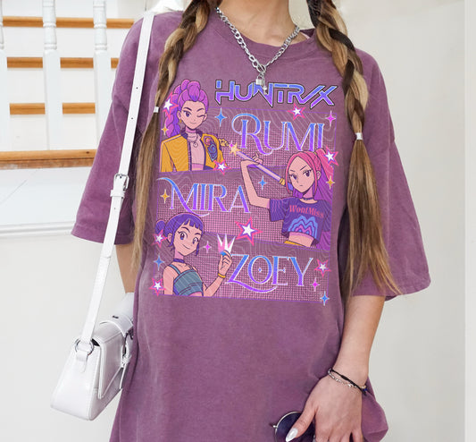 Huntrix Stacked Panels DTF Prints