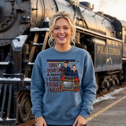 Merry Little Movie Night DTF Print