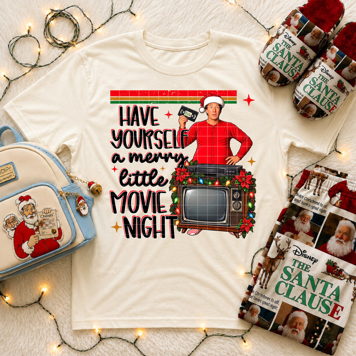 Merry Little Movie Night DTF Print