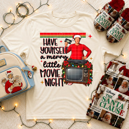 Merry Little Movie Night DTF Print
