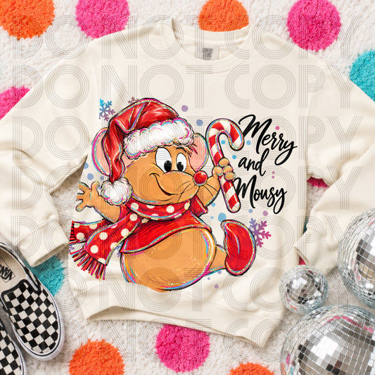 Merry and Mousy DTF Print