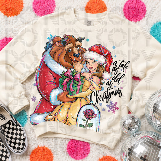 A Tale As Old As Christmas DTF Print