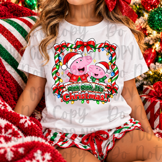 Oink Oink It’s Christmas! DTF Print