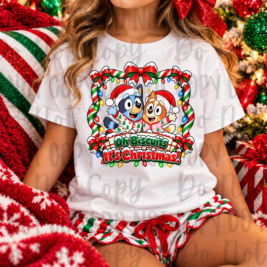 Oh Biscuits It’s Christmas DTF Print