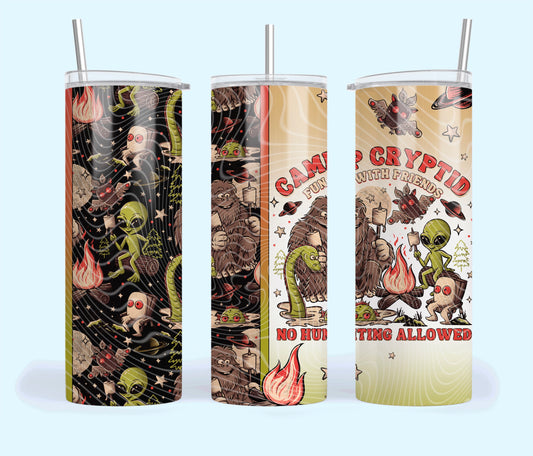 Camp Cryptid Tumbler Wrap