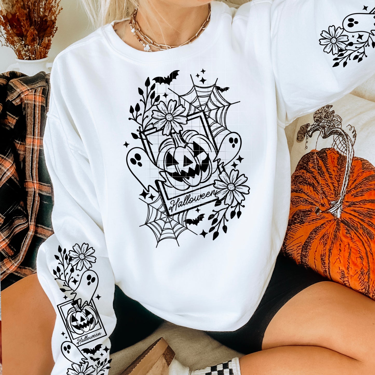 Halloween Card (Single Color) DTF Prints