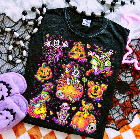 Halloween Mouse Friends DTF Print