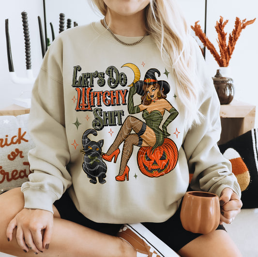 Let's Do Witchy Shit DTF Print