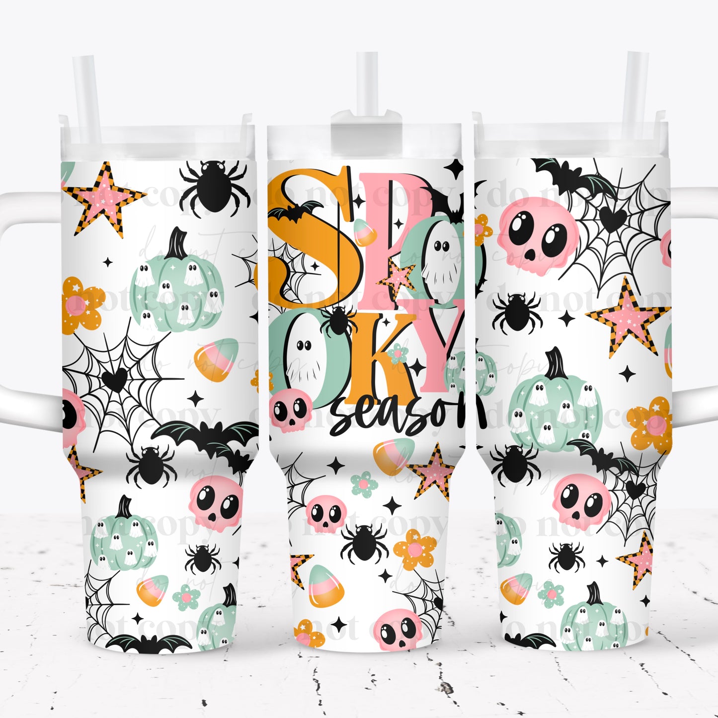 Spooky Season 40 oz Tumbler Prints