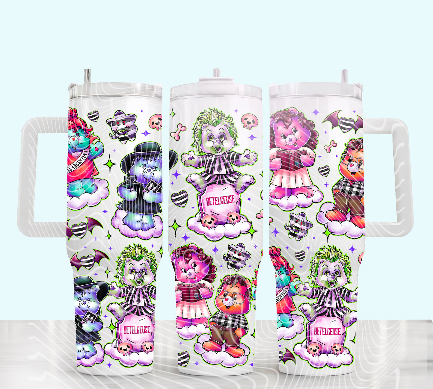 Beetle Bears 40 oz Tumbler Prints