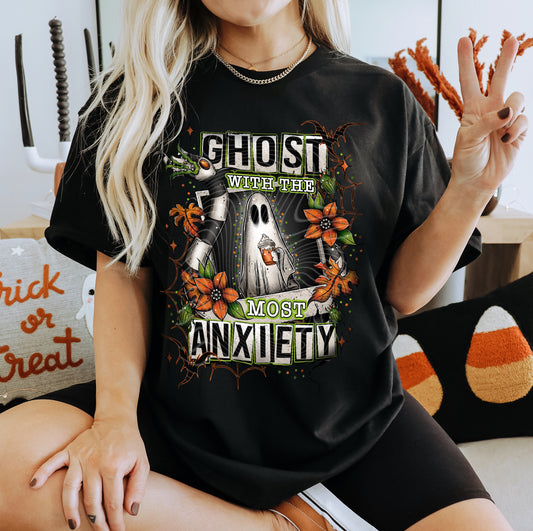 Ghost With The Most ANXIETY DTF Print