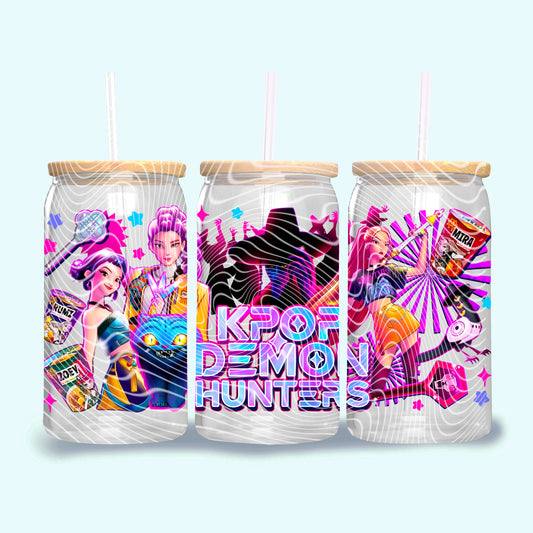 Demon Hunters KPOP 16 oz Glass Wraps