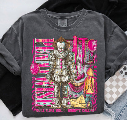 Horror Vintage Derrys Calling Style 1 DTF Print