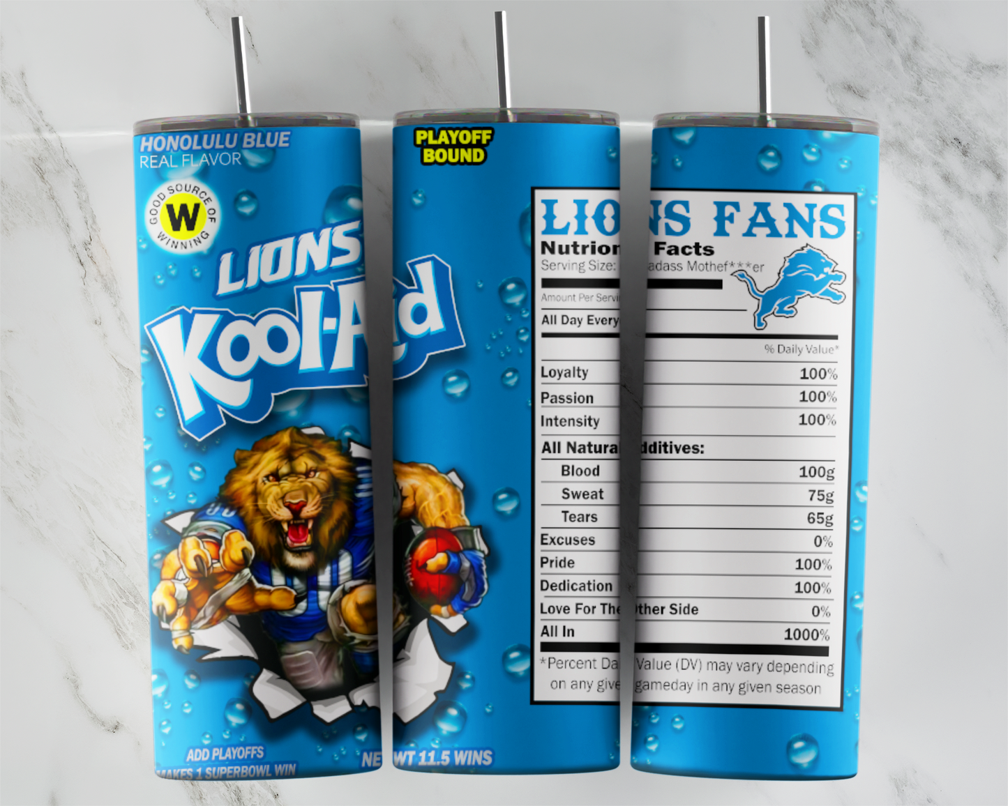 Kool-Aid Detroit Lions Football Sports