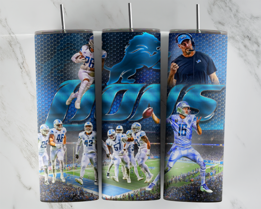 Team Collage Detroit Lions Football Sports