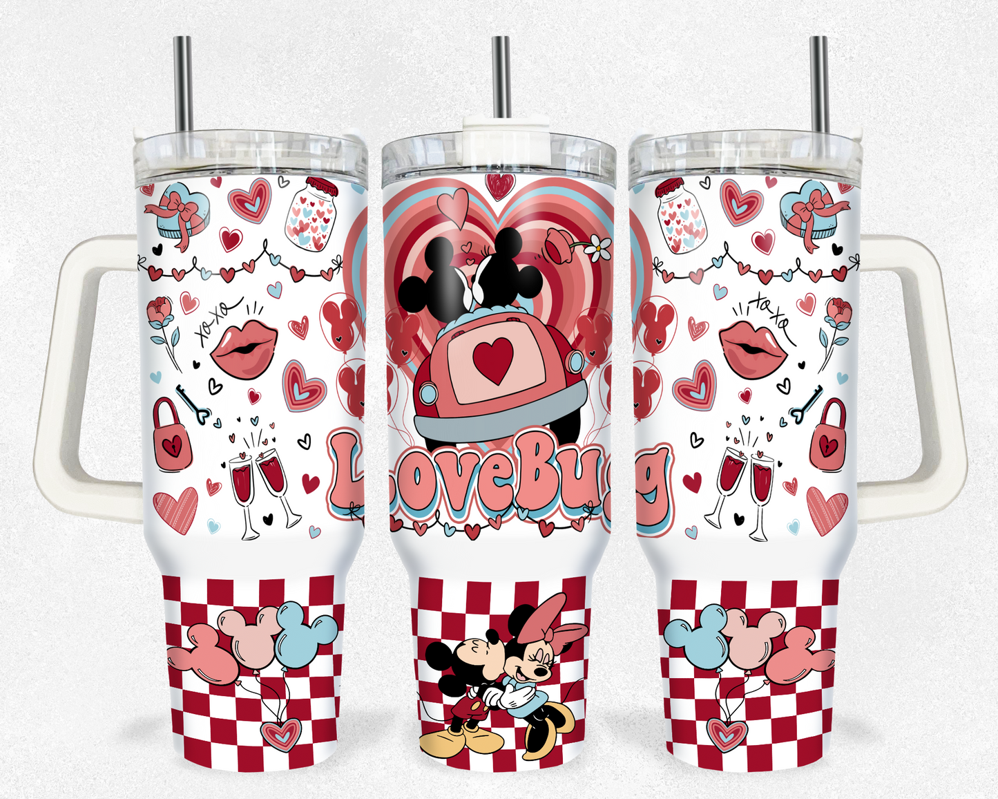 Lovebug Valentines 40 oz Tumbler Prints