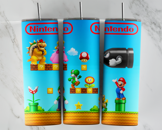 Mario and Friends Run Gaming Prints