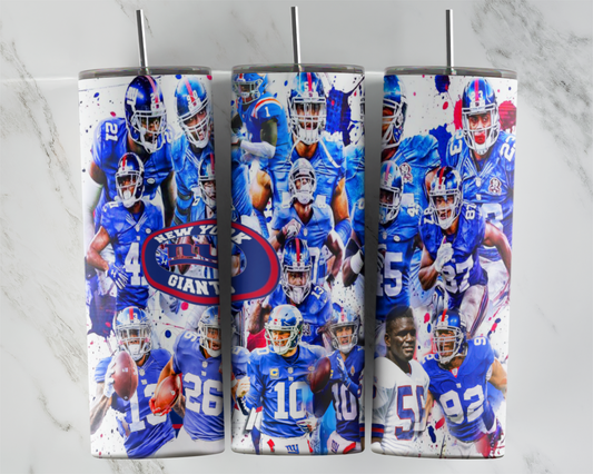 NY Giants Team Collage Style Football Sports