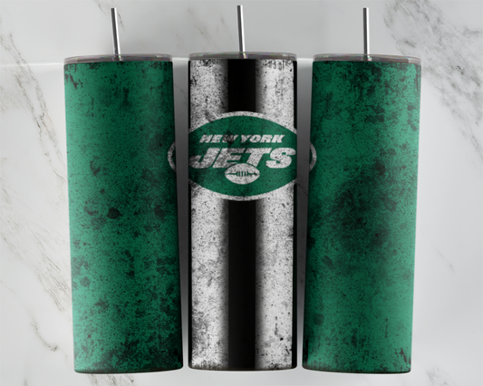 Jets Football Sports Grunge Logo Style