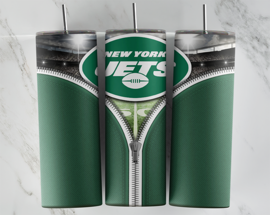 Jets Football Sports Zipper Style