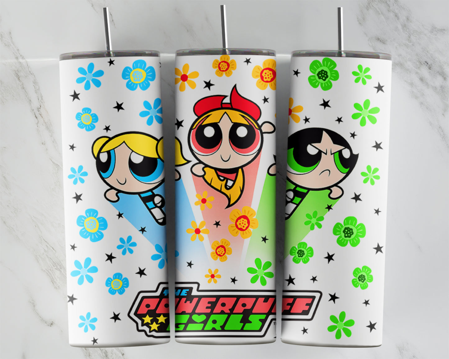 Groovy Flowers Power Puff Girl