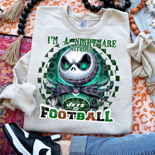 New York Character Football DTF Print