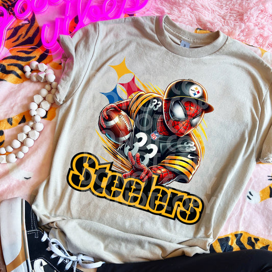 Pittsburgh Character Football DTF Print