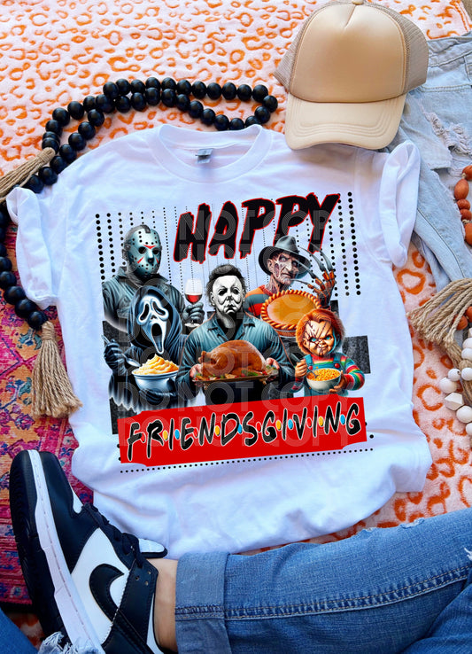 Horror Friendsgiving DTF Print