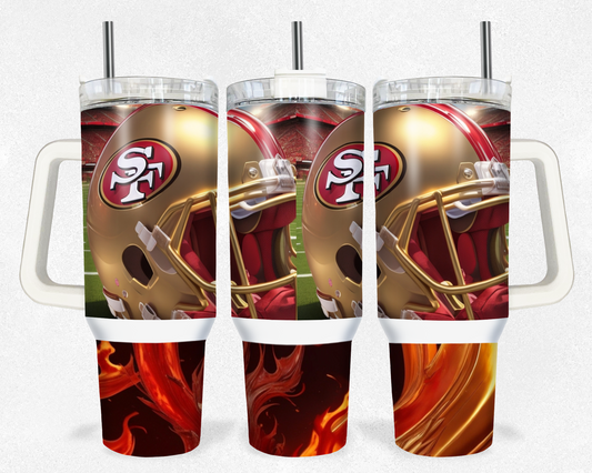 Football 49ERS 40 oz Tumbler Prints