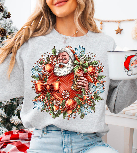 Santa Cheers - No Writing DTF Print