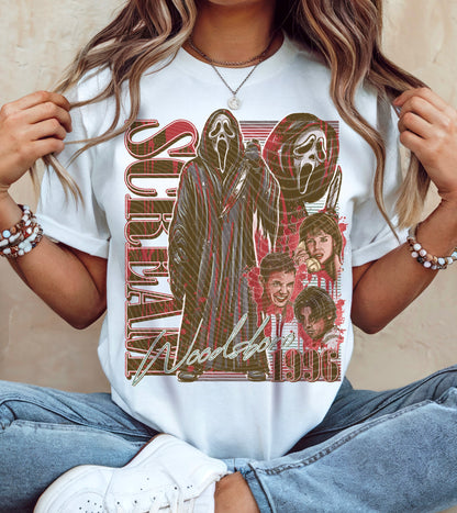 Horror Vintage Scream DTF Print