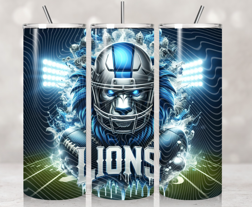 Vibrant Gridiron Lions Football